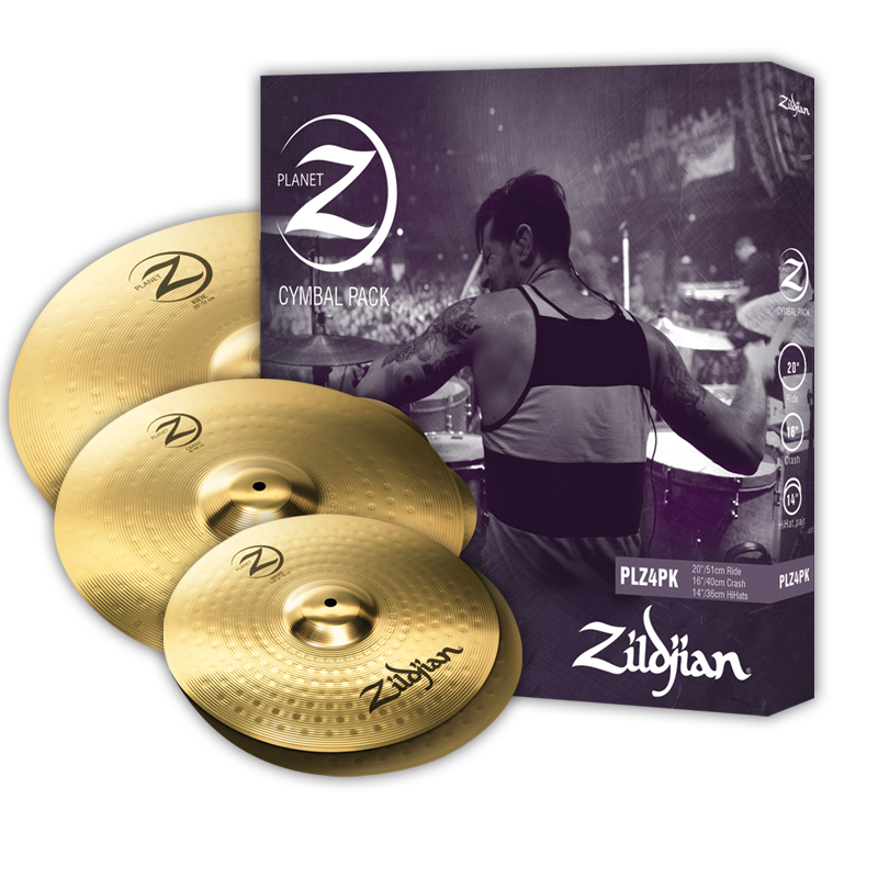 Zildjian Planet Z 4 Pack Cymbal Set