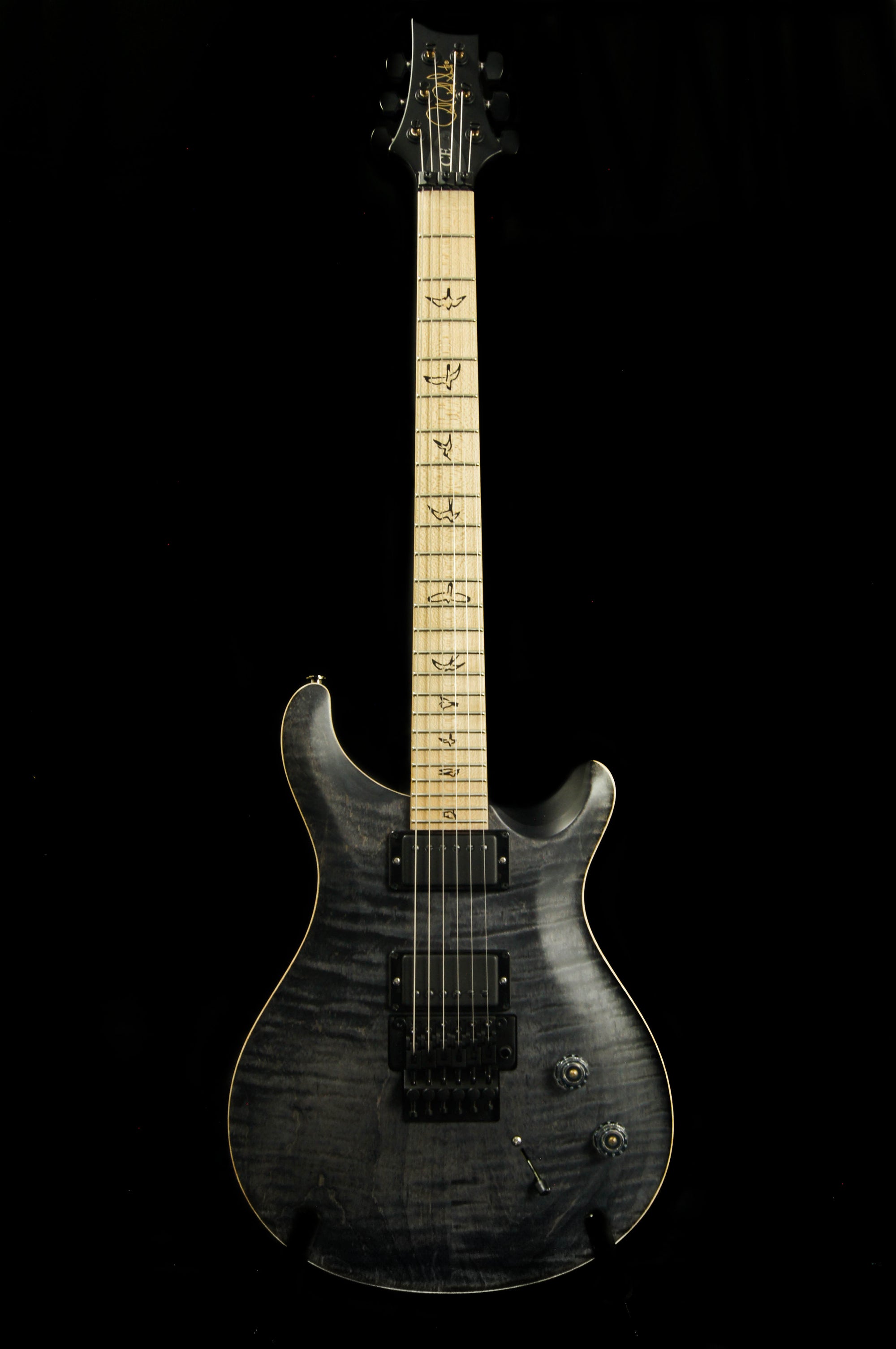 Paul Reed Smith Dustie Waring CE 24 Gray Black Satin Limited Edition Electric Guitar