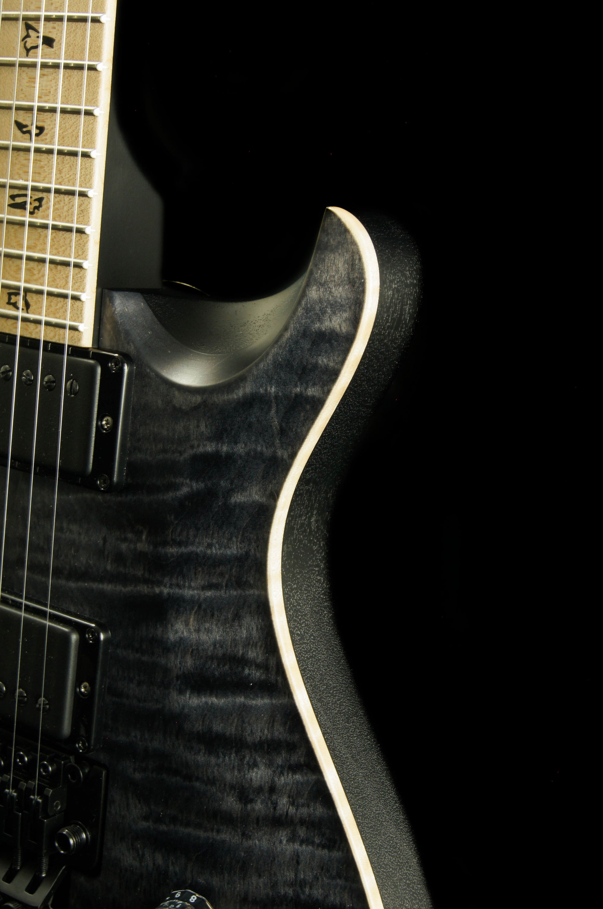 Paul Reed Smith Dustie Waring CE 24 Gray Black Satin Limited Edition Electric Guitar