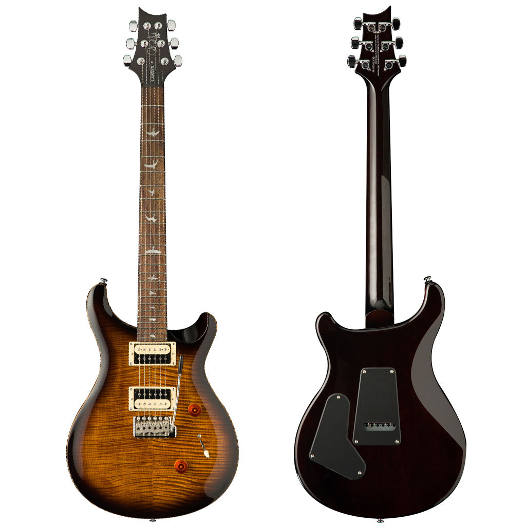 Paul Reed Smith SE Custom 24 Electric Guitar in Black Gold Burst