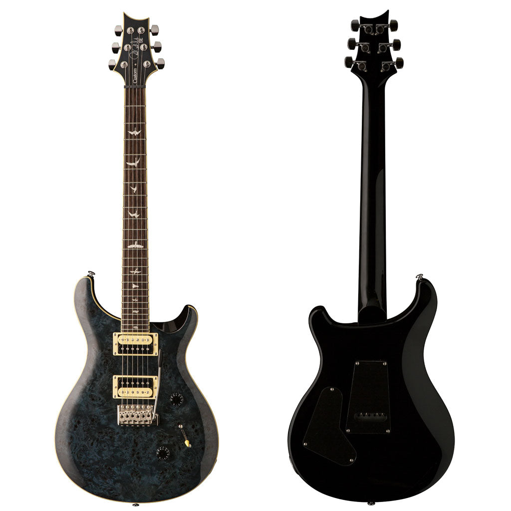 Paul Reed Smith SE Custom 24 Burled Poplar Top Electric Guitar -Whale Blue-