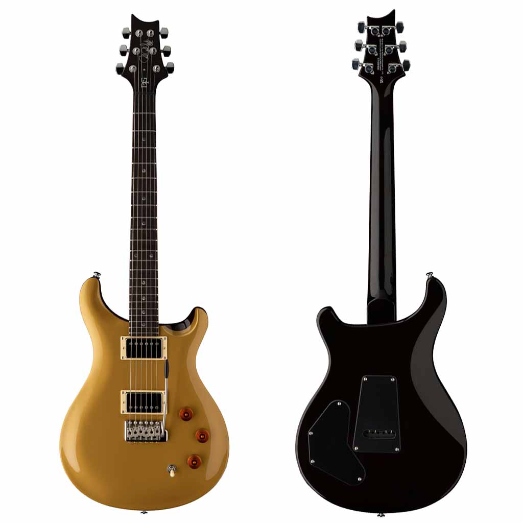 Paul Reed Smith SE Series DGT Electric Guitar in Gold Top w/Moon Inlays