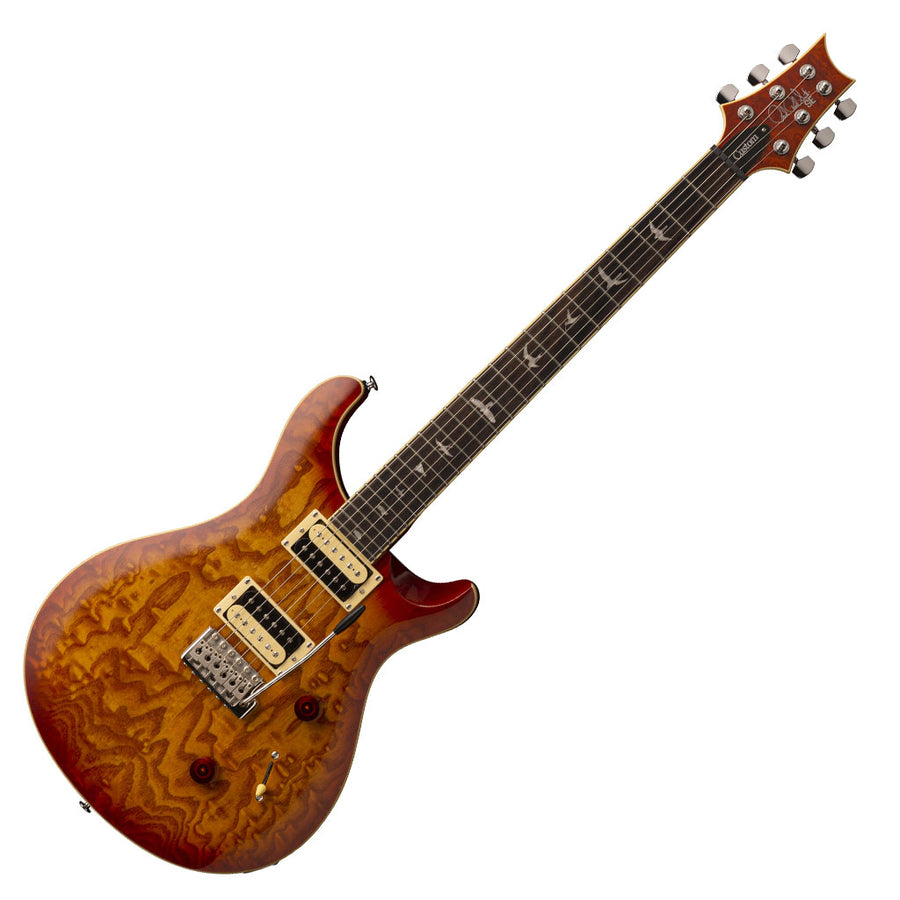 Paul Reed Smith SE Custom 24 Burled Ash Top Electric Guitar -Vintage Sunburst
