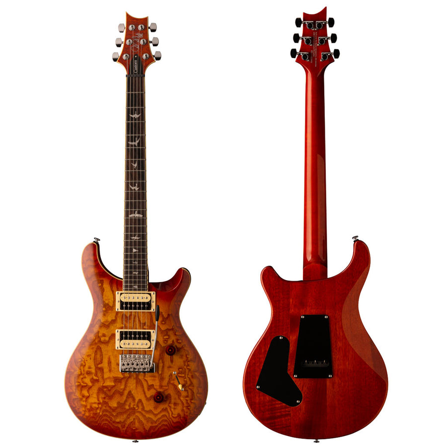 Paul Reed Smith SE Custom 24 Burled Ash Top Electric Guitar -Vintage Sunburst