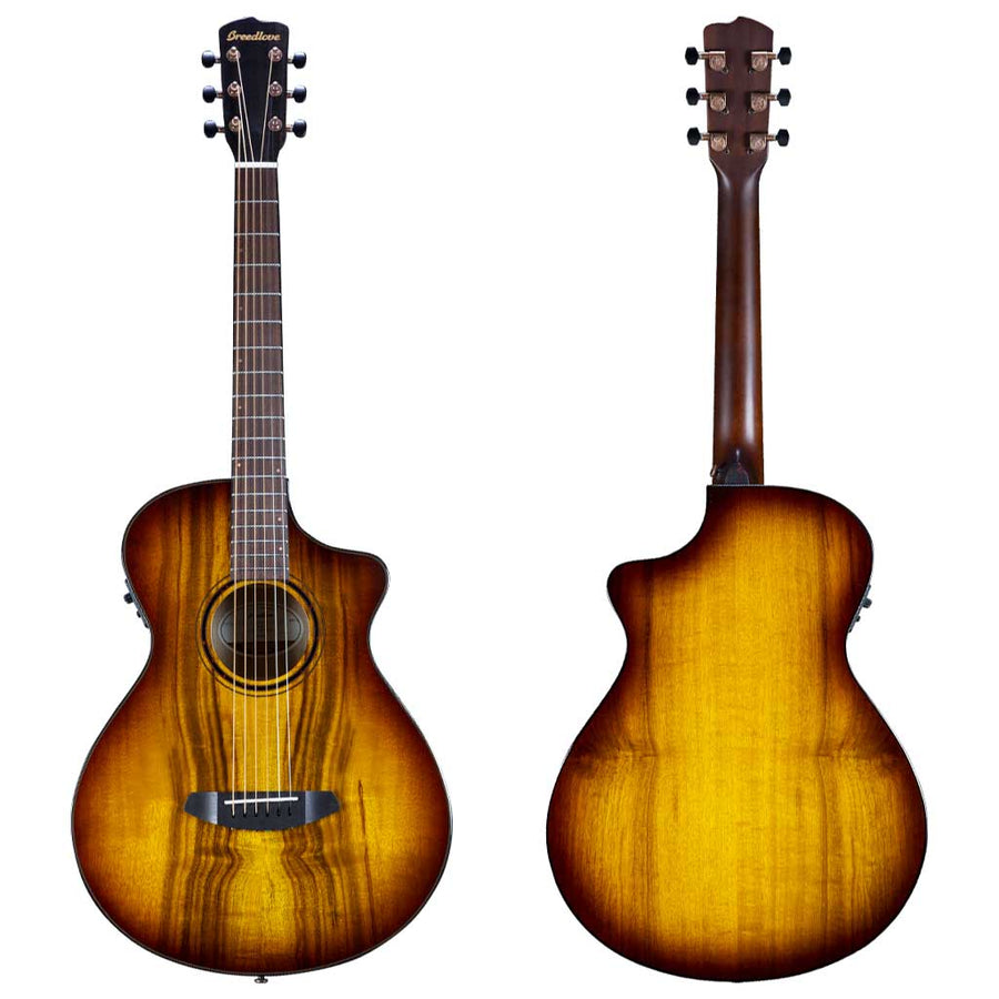 Breedlove Pursuit Exotic S Concertina CE Tiger's Eye All Myrtlewood Acoustic Electric GuitarGuitar