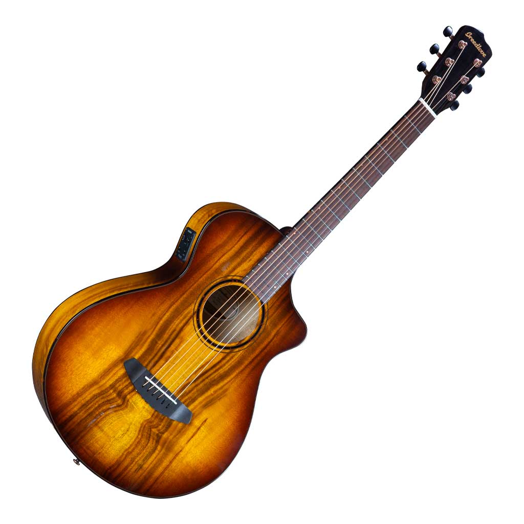 Breedlove Pursuit Exotic S Concertina CE Tiger's Eye All Myrtlewood Acoustic Electric GuitarGuitar