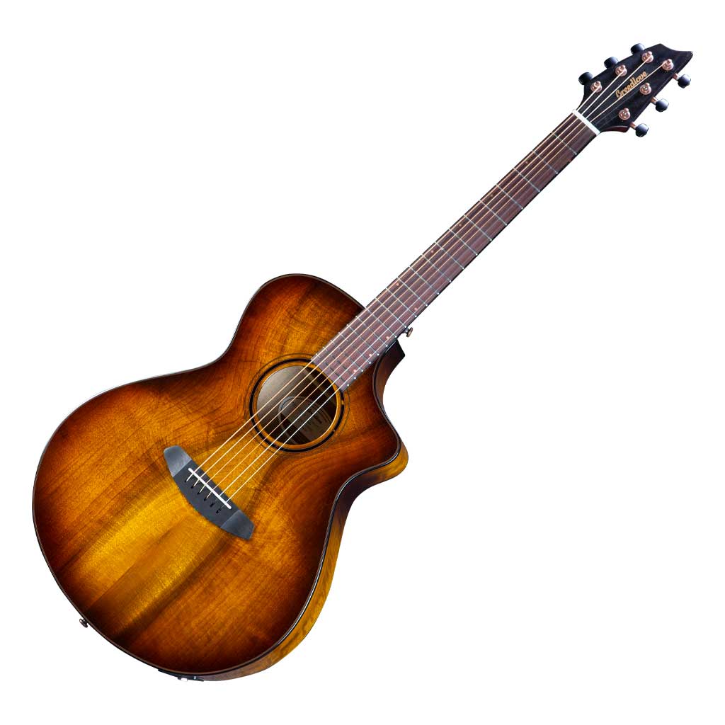 Breedlove Pursuit Exotic S Concert CE Tiger's Eye All Myrtlewood Acoustic Electric Guitar