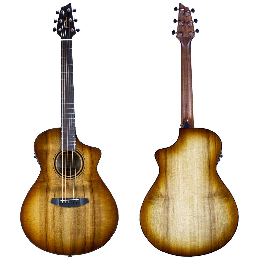 Breedlove Pursuit Exotic S Concert Amber CE All Myrtlewood Acoustic Guitar