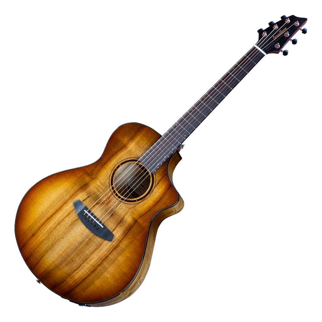 Breedlove Pursuit Exotic S Concert Amber CE All Myrtlewood Acoustic Guitar