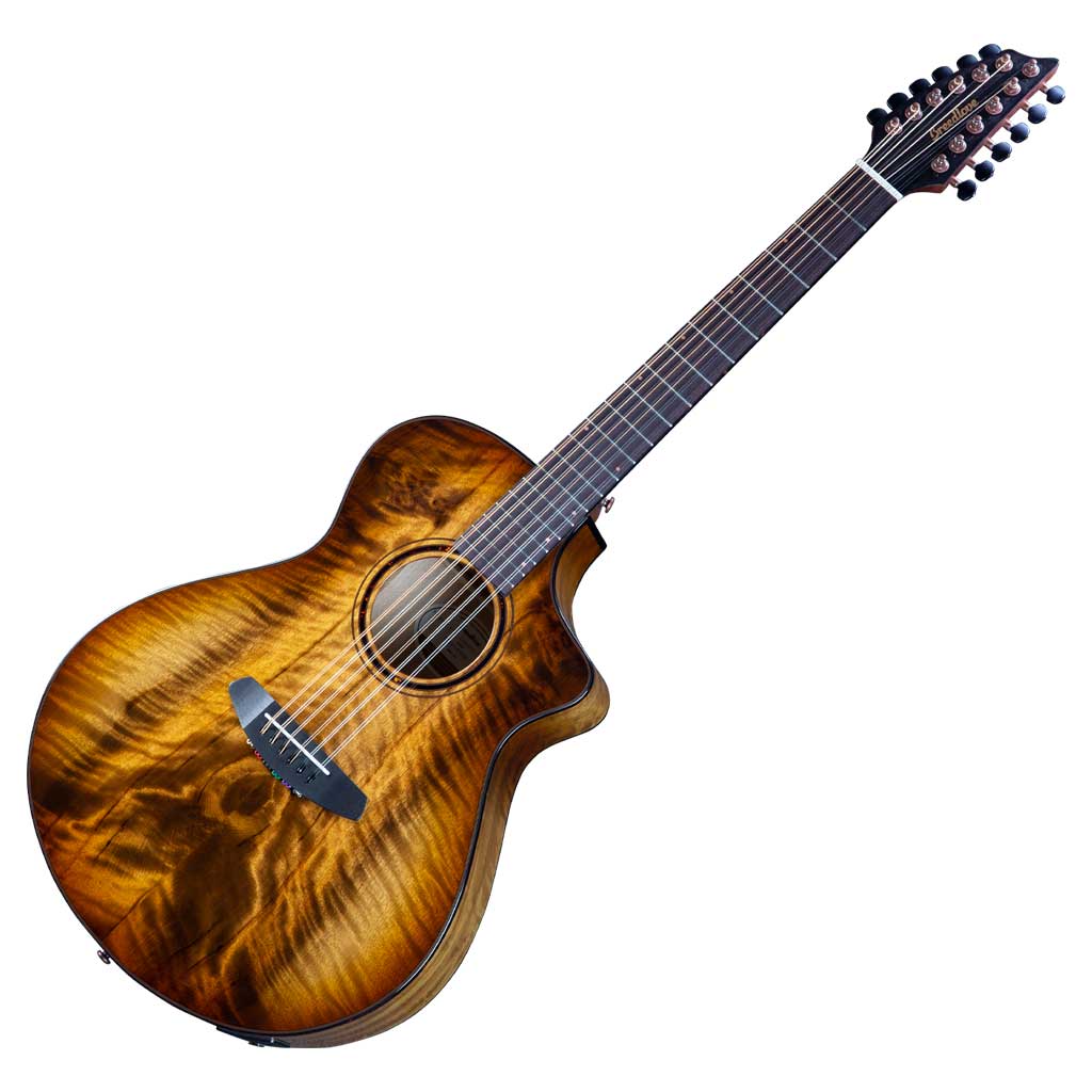 Breedlove Pursuit Exotic S 12 String Concert Amber CE Acoustic Guitar