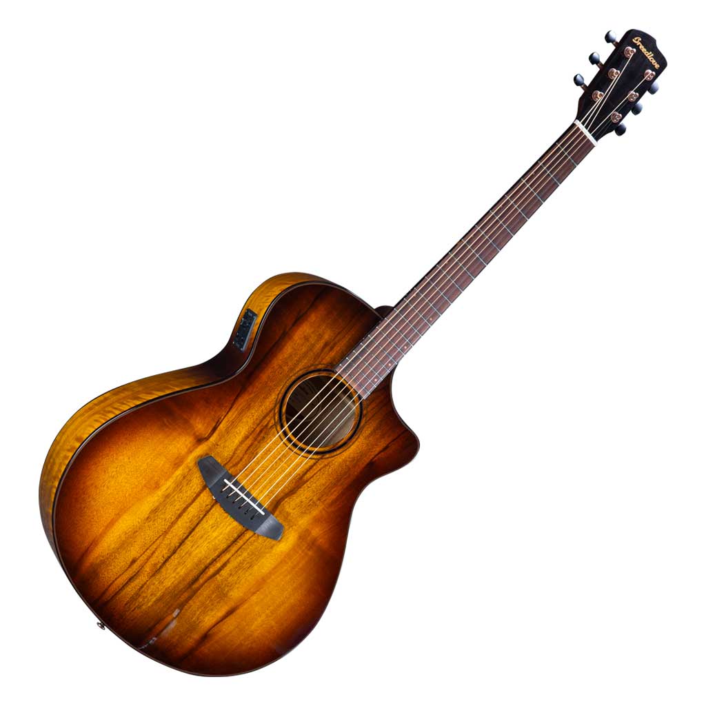 Breedlove Pursuit Exotic S Concerto CE Tiger's Eye All Myrtlewood Acoustic Electric Guitar