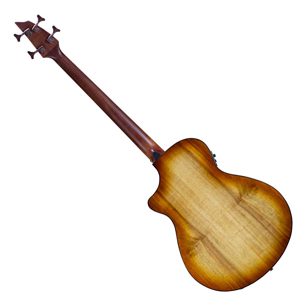 Breedlove Pursuit Exotic S Concerto Amber Bass CE All Myrtlewood Acoustic Electric Bass Guitar