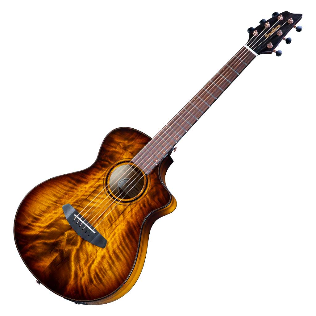 Breedlove Pursuit Exotic S Companion CE Tiger's Eye All Myrtlewood Acoustic Guitar
