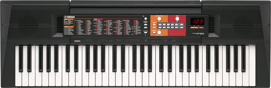 Yamaha PSRF51 Portable Keyboard with Survival Kit
