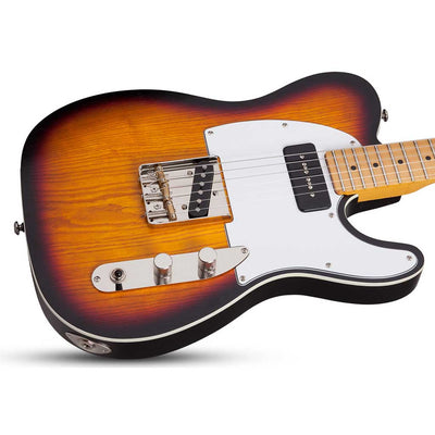 Schecter PT Special Series Telecaster-Style Electric Guitar in 3 Tone Sunburst Pearl