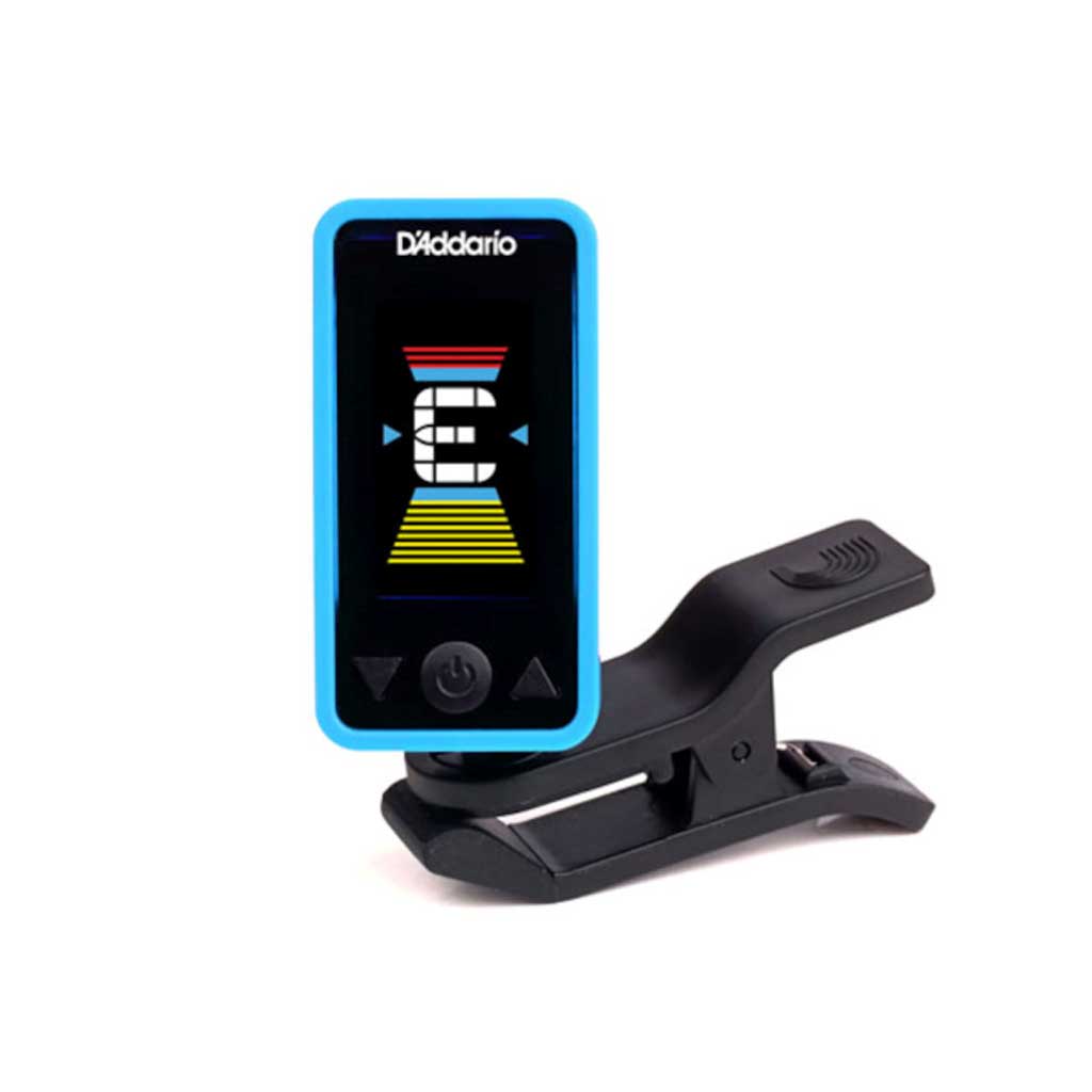 D'Addario Eclipse Clip-on Tuner in Blue