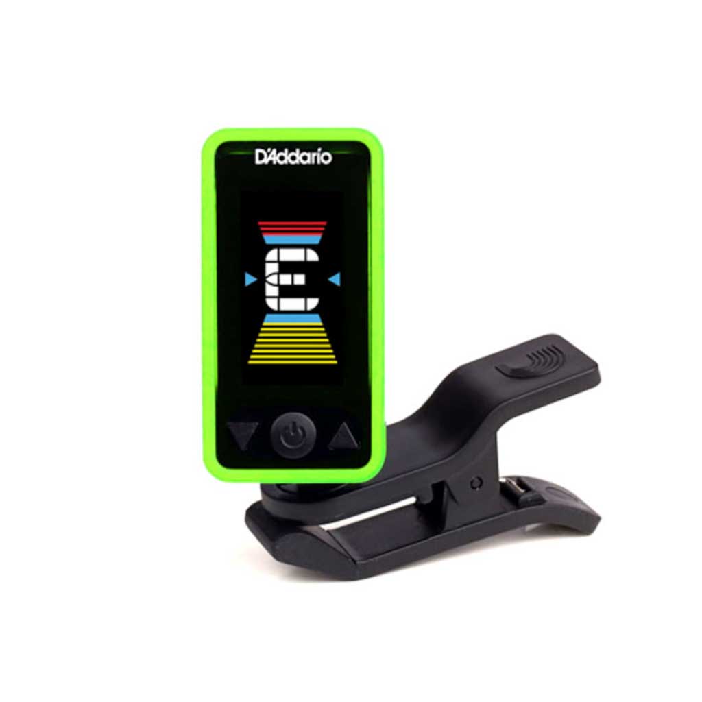 D'Addario Eclipse Clip-on Tuner in Green
