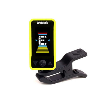 D'Addario Eclipse Clip-on Tuner in Yellow