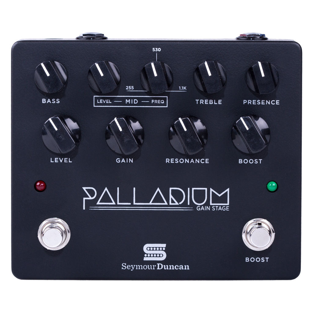 Seymour Duncan Palladium Gain Stage High Gain Preamp Pedal in Black