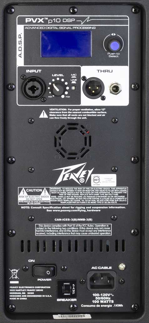 Peavey PVXp10DSP 10" Powered Speaker w/DSP - Pair