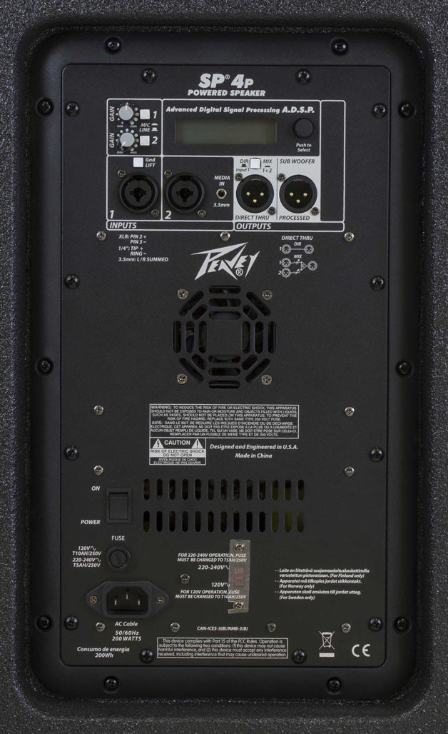 Peavey SP4P 2x15" Powered Speaker Enclosure