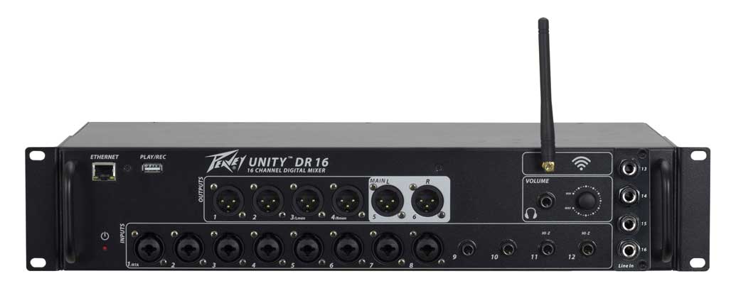 Peavey Unity DR16 16-Channel Digital Rack Mixer Peavey Mixer Every