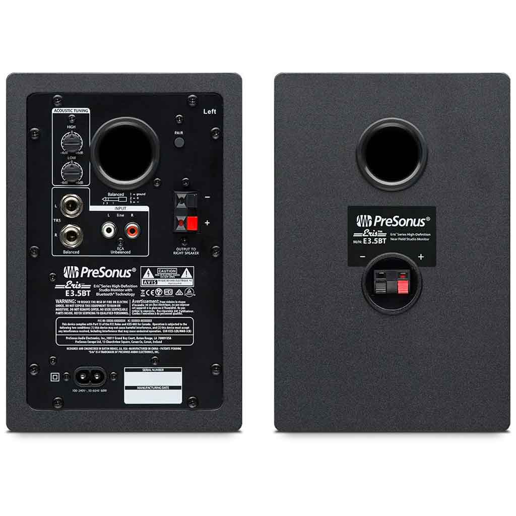 PreSonus Eris E3.5BT Active Media Reference Monitors with Bluetooth Connectivity