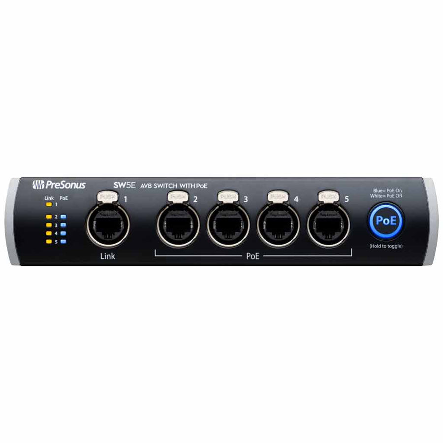 PreSonus SW5E 5-Port AVB Switch with PoE