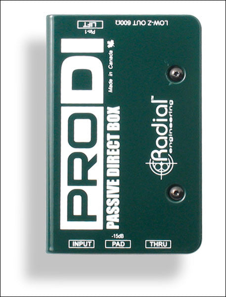 Radial Engineering ProDI Passive Direct Box
