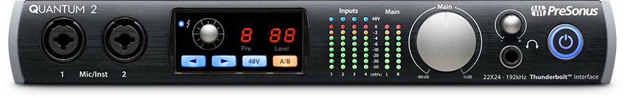 PreSonus Quantum 22x24 Thunderbolt 2 Low-Latency Audio Interface