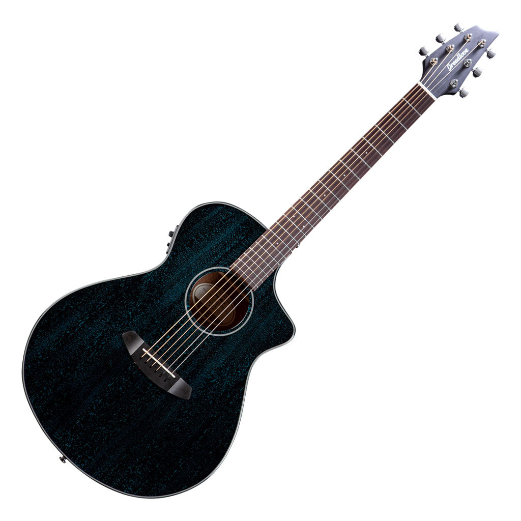 Breedlove Rainforest S Concert CE Midnight Blue Acoustic Electric Guitar