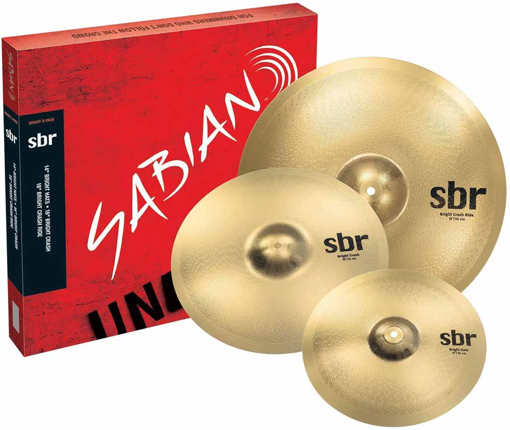 Sabian SBR Bright 3-Pack