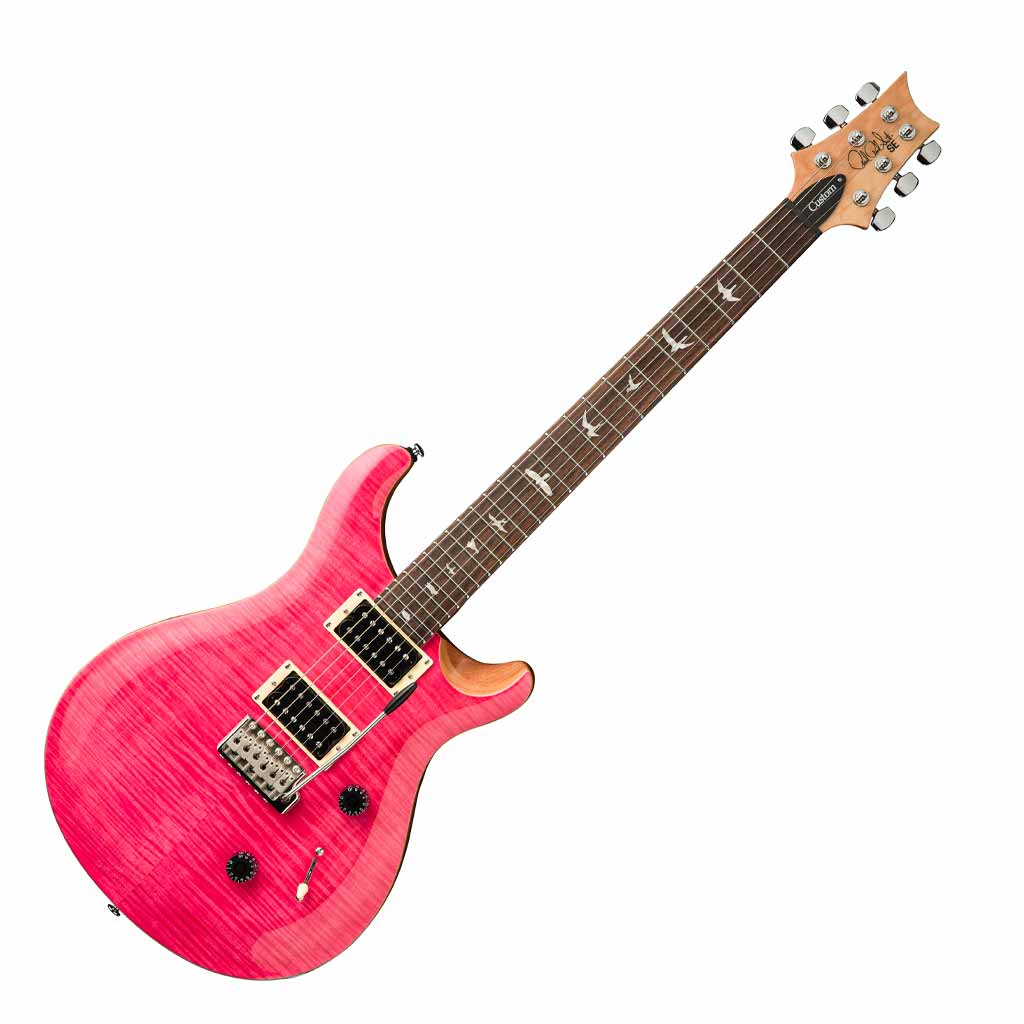 Paul Reed Smith SE Custom 24 Electric Guitar in Bonnie Pink