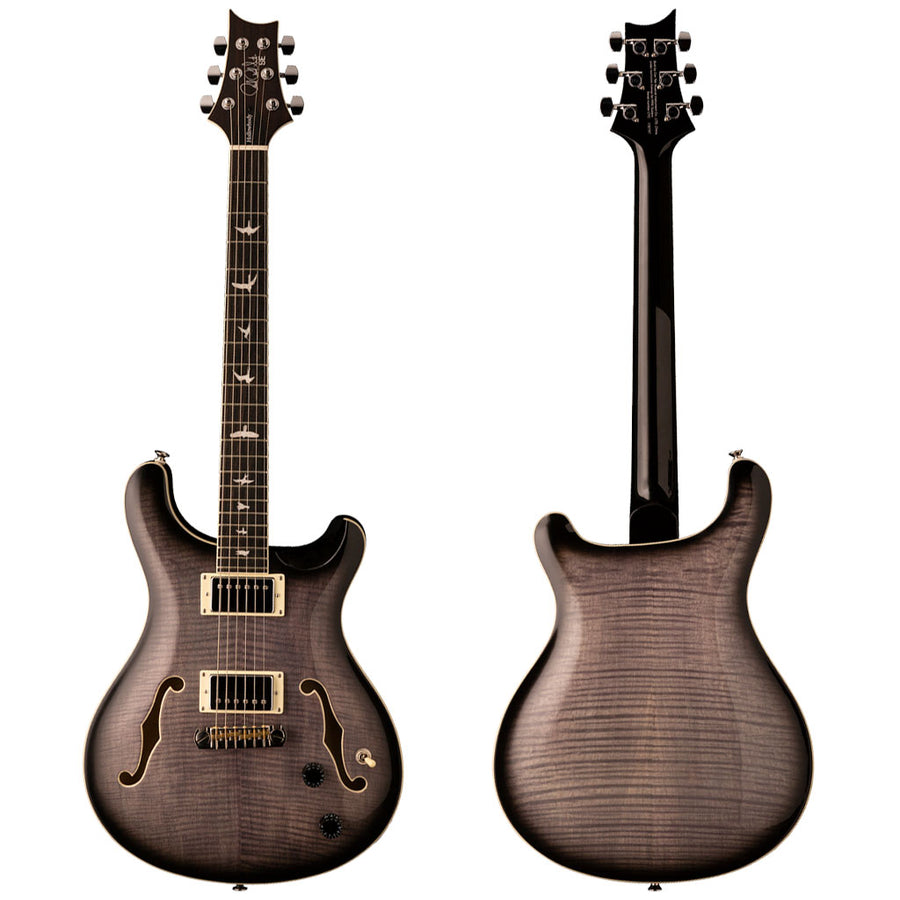 PRS SE Hollowbody II Hollowbody Electric Guitar in Charcoal Burst