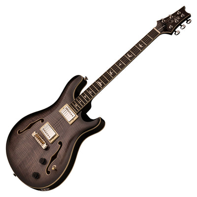 PRS SE Hollowbody II Hollowbody Electric Guitar in Charcoal Burst