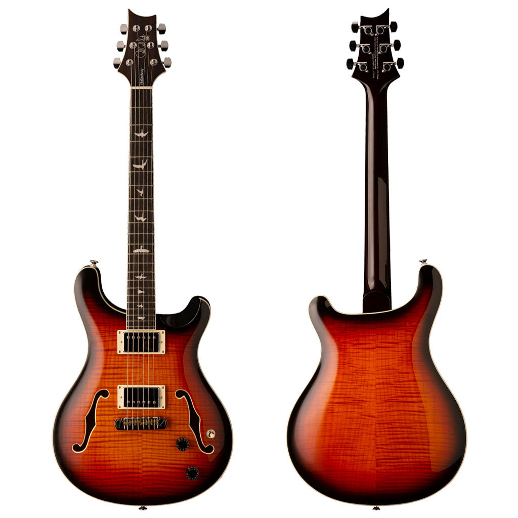 PRS SE Hollowbody II Hollowbody Electric Guitar in Tricolor Sunburst