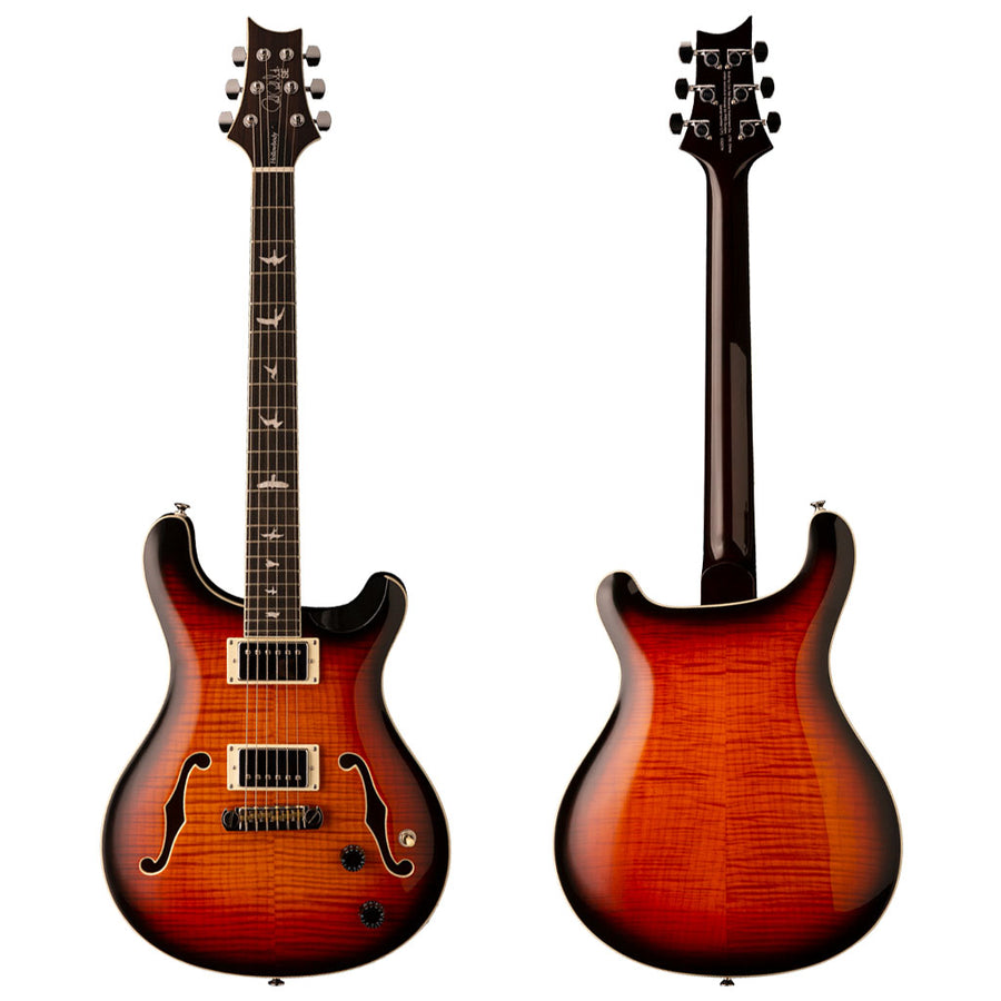 PRS SE Hollowbody II Hollowbody Electric Guitar in Tricolor Sunburst