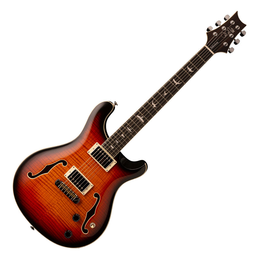 PRS SE Hollowbody II Hollowbody Electric Guitar in Tricolor Sunburst