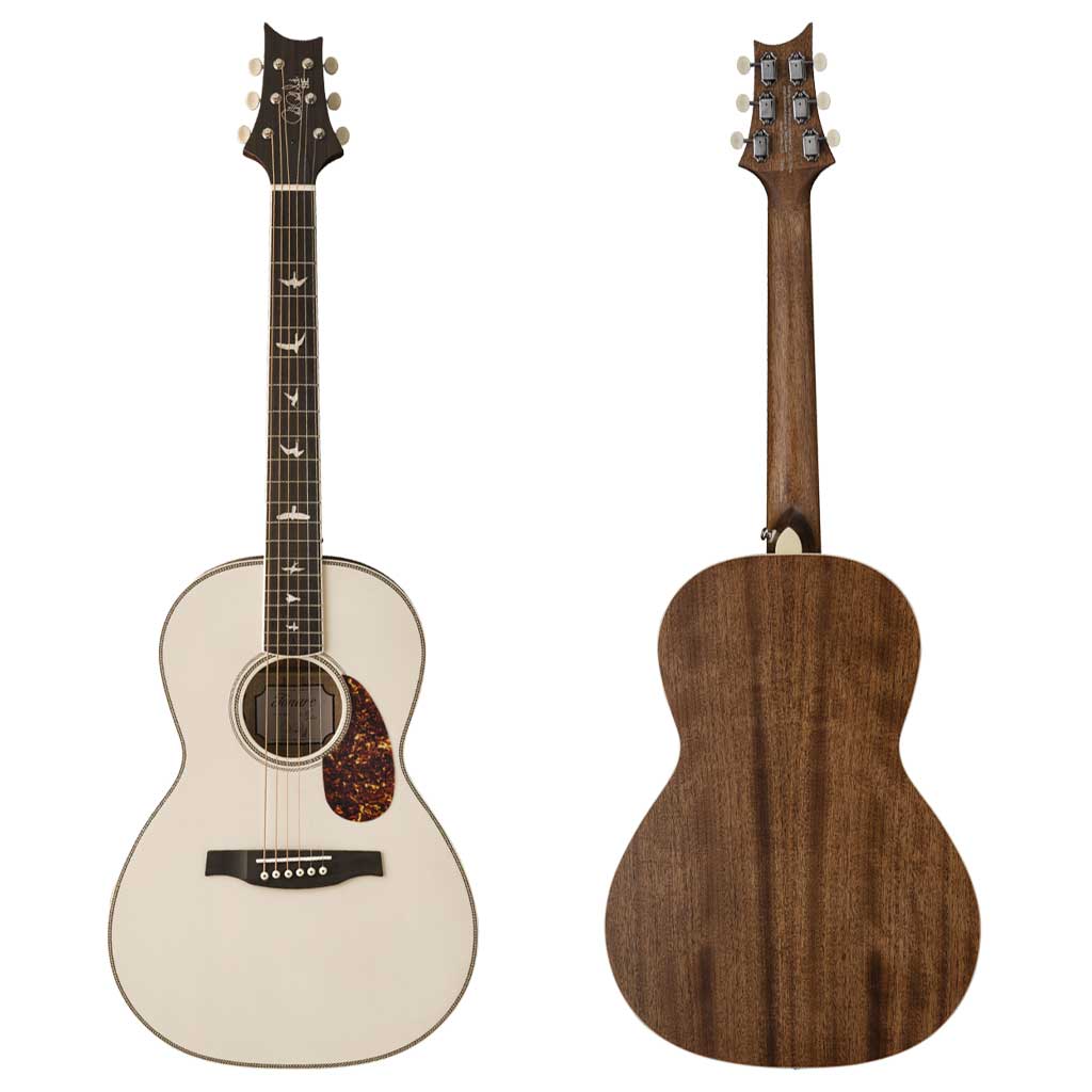 Paul Reed Smith SE P20E Parlor Antique White Acoustic Electric Guitar