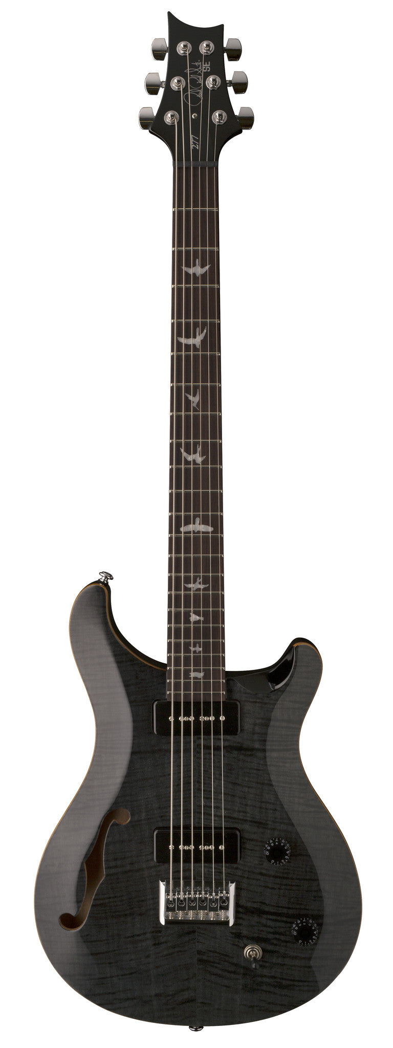 Paul Reed Smith SE 277 Semi-Hollow Soapbar Baritone Gray Black