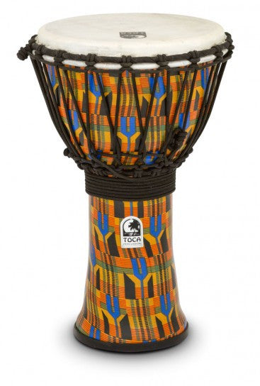 Toca SFDJ-9K Freestyle Rope Tuned 9" Djembe Kente Cloth