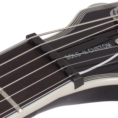 Schecter Solo-II Custom Singlecut Electric Guitar in Gloss Natural w/Black Back