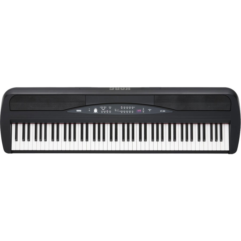 Korg SP-280 88-Key Digital Piano w/Stand in Black
