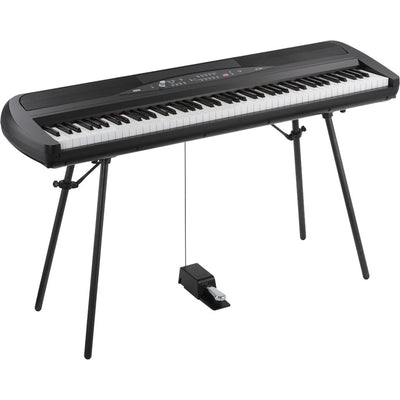 Korg SP-280 88-Key Digital Piano w/Stand in Black