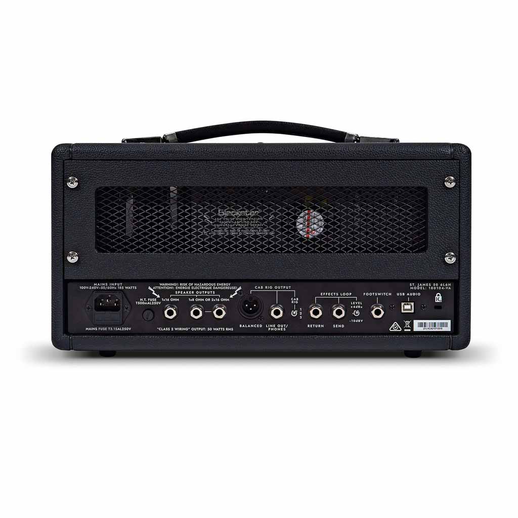 Blackstar St. James 50 Watt 6L6 Equipped Electric Guitar Amp Head