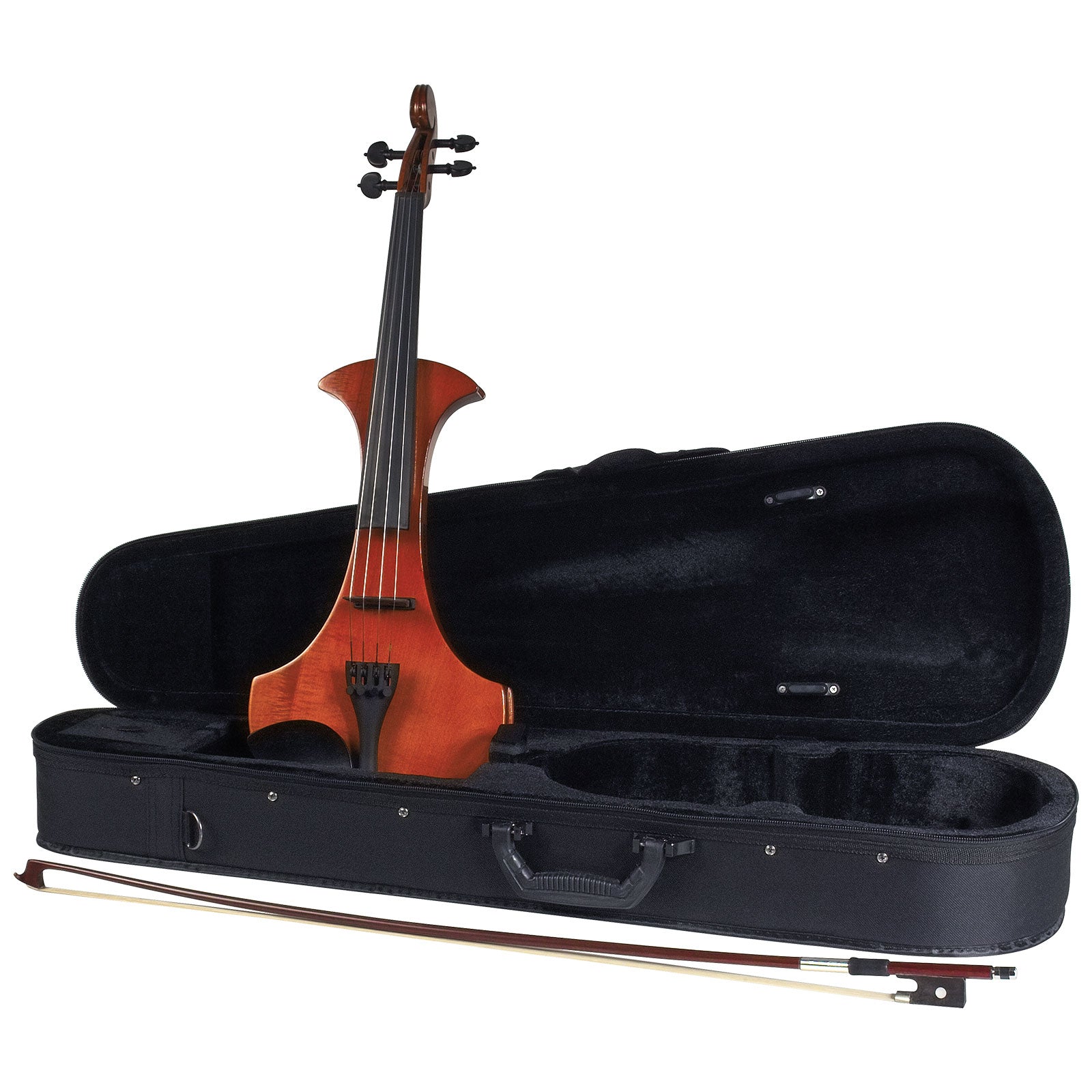 Cremona SVE Premier Student Electric Violin Outfit   Bow and