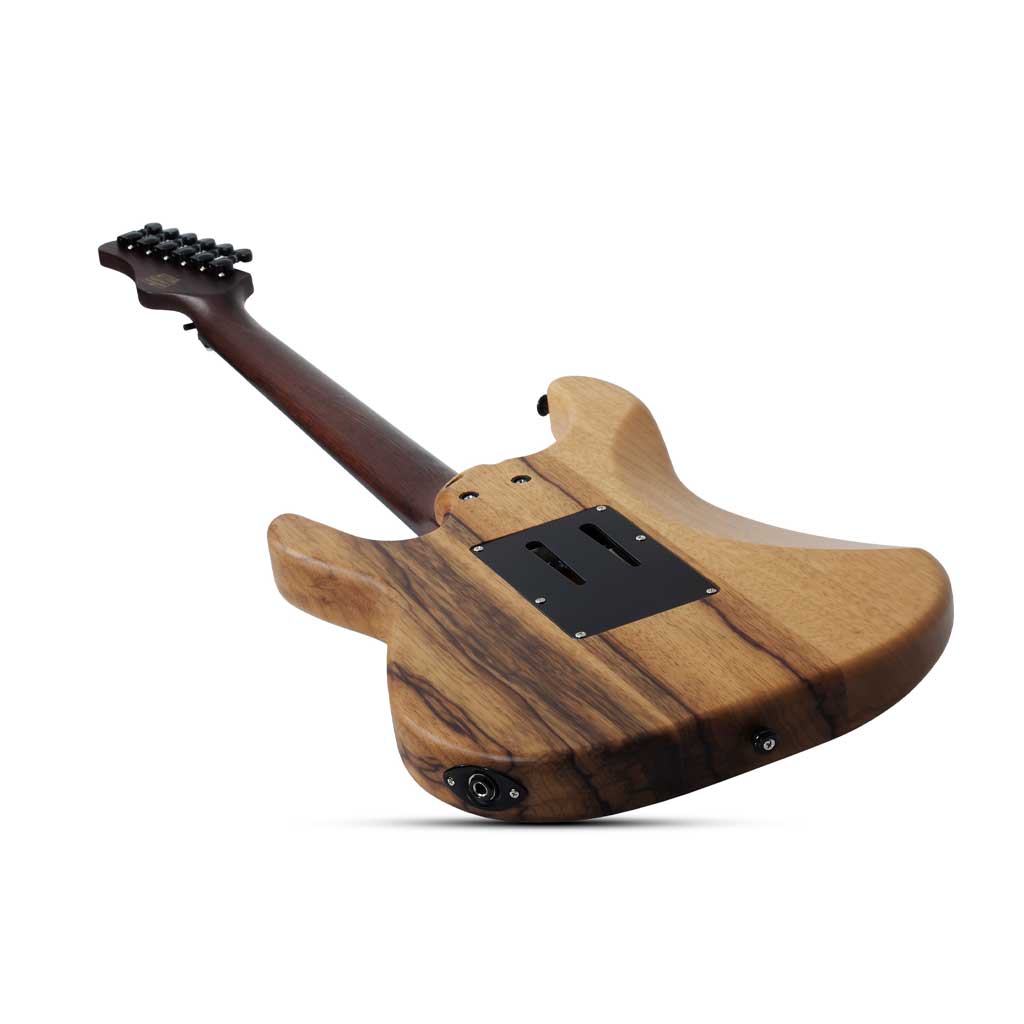 Schecter Sun Valley Super Shredder Exotic Electric Guitar in Black Limba