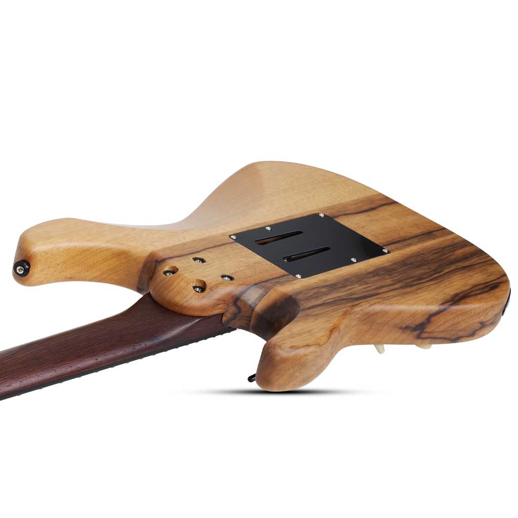 Schecter Sun Valley Super Shredder Exotic Electric Guitar in Black Limba