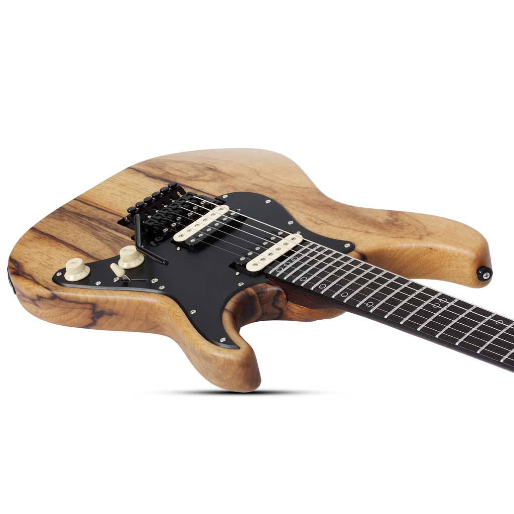 Schecter Sun Valley Super Shredder Exotic Electric Guitar in Black Limba