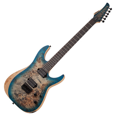 Schecter Reaper-6 Series Electric Guitar in Satin Sky Burst